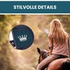 Equestrian Queen - Functional Women's Riding Gloves with Touchscreen Compatibility,