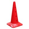 Multi Purpose Cone with Hole Premium 50 cm Colour: Red