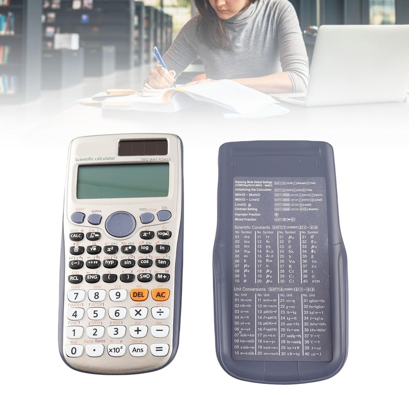 Cuifati Scientific Calculator Full Function Calculator LCD Display Handheld Plastic