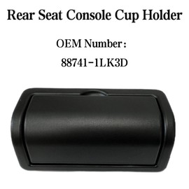 PMFCA Rear Console Cup Holder Black for Nissan Armada 2017-2020, Infiniti QX56 2012-2013,QX80 2014-2018 Bench Center Seat Cup Holder Replaces 88741-1LK3D 887411LK3D