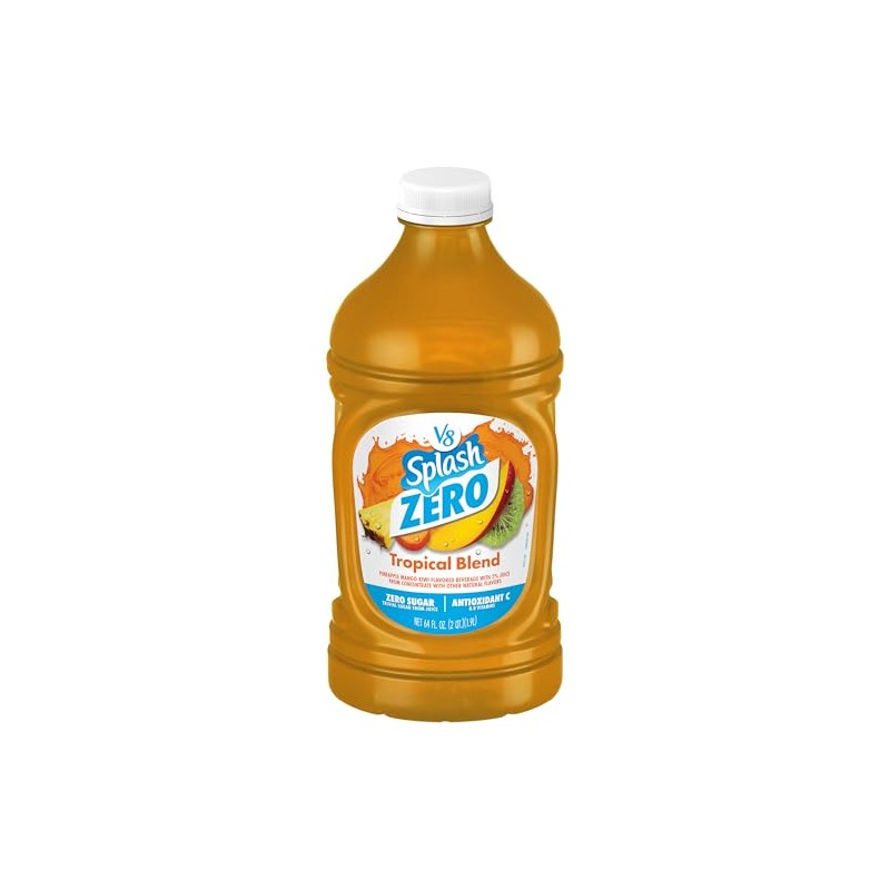 V8 Splash Zero Sugar Tropical Blend Flavored Beverage, 64 fl