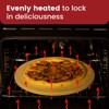 K ROCKSHEAT Small Pizza Stone Round for Grill and Oven,