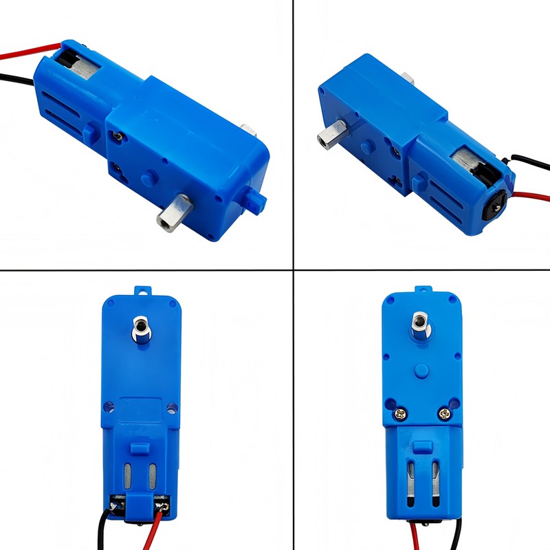 SazkJere 6PCS Double Shaft 1:90 All Metal Gears TT Motor