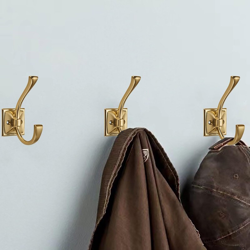 CABDM 5 Pack Decorative Heavy Duty Towel Hooks for Hanging