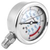 Hydraulic Pressure Gauge 60MPA/9000PSI Base Entry NPT1/4