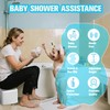 Baby Shower Stand 𝙬𝙞𝙩𝙝 𝙎𝙝𝙤𝙬𝙚𝙧 𝘾𝙖𝙥 & 𝙎𝙩𝙤𝙤𝙡 - Safety
