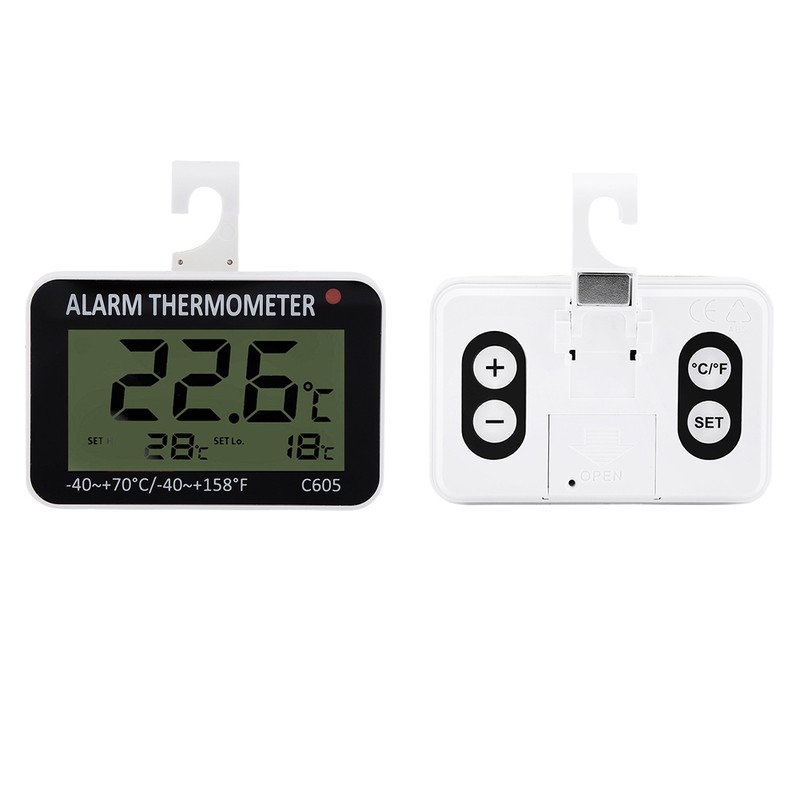 Large LCD Refrigerator Fridge Freezer Digital Thermometer Temperature Meter with