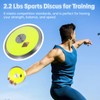 1 Kg Sports Discus, Nylon Discus with Steel Rim and