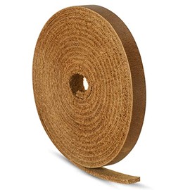 Ringsun 1/4 Inch Wide Flat Leather Strips for Crafts, Full Grain Leather Straps Cord String for Crafts, Tooling (2mm Thick 72.5 Inches Long Bourbon Brown)