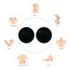 Small Hard Massage Ball 2 Pack. Lacrosse Ball Size Fascia