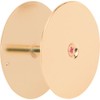 Prime-Line U 9516 Steel Door Hole Cover Plate, Brass (Single