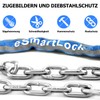 Electronic Bicycle Lock eLinkSmart Chain Lock Fingerprint with Phone App