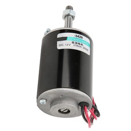 Mini Electric Motor, DC Motor, Permanent Magnet High Speed Motor, Forward, Reverse Small Motor, Speed Control Motor, (12V3500 RPM)