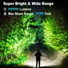 KINGCAESAR 3 Pack Rechargeable Flashlights 90,000 High Lumens, Super Bright