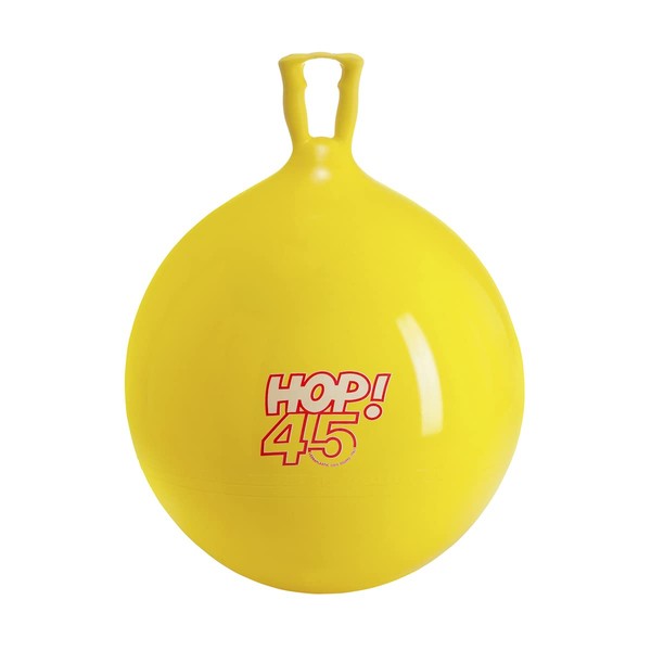 GYMNIC 8045 Hop Ride on, Yellow, 18''