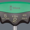 Wera 05005080001 400 Hex Torque Screwdriver Black,Green 4.0 mm, 4.0