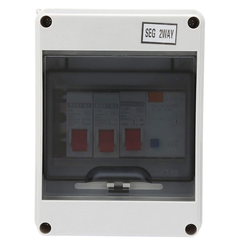 2 Way Consumer Unit Circuit Breaker Panel, Garage Consumer Unit