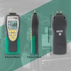 Digital Manometer Gas Pressure Tester, ±241Kpa Dual-Port Manometer, Digital Differential