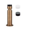 EVI HERRAJES Adjustable Brass Wall Door Stopper, Installation with Screw