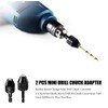 Mini Drill Chuck Adapter 2 PCS Keyless Quick Change Mini