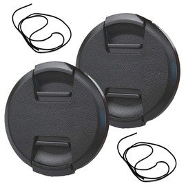 72mm Lens Cap for NIKKOR Z 24-70mm f/4 S Lens for Nikon Z7 Z6 Camera, 72mm Snap-on Lens Cap for Fuji XF16-80mm f/4 R OIS Lens for Fuji X-T4 X-T3 Camera-2Packs