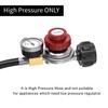 Kohree 4FT Adjustable Propane Regulator with Hose High Pressure, 0-30
