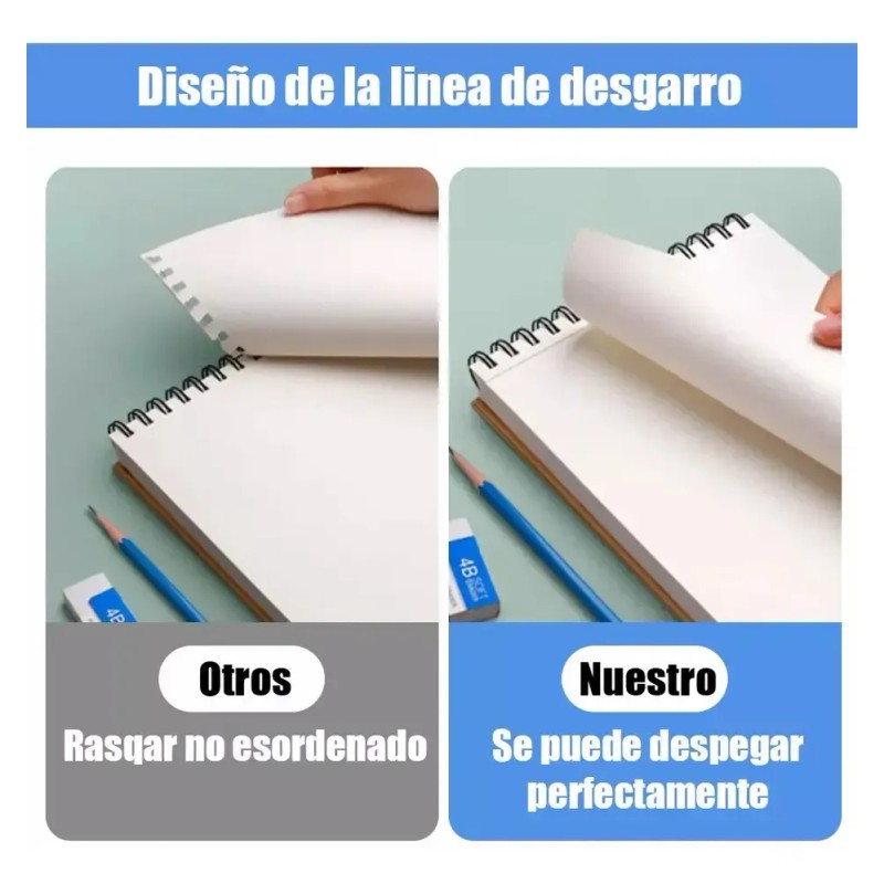 Cc Cuaderno De Dibujo Y Bocetos A4 + Cuaderno De