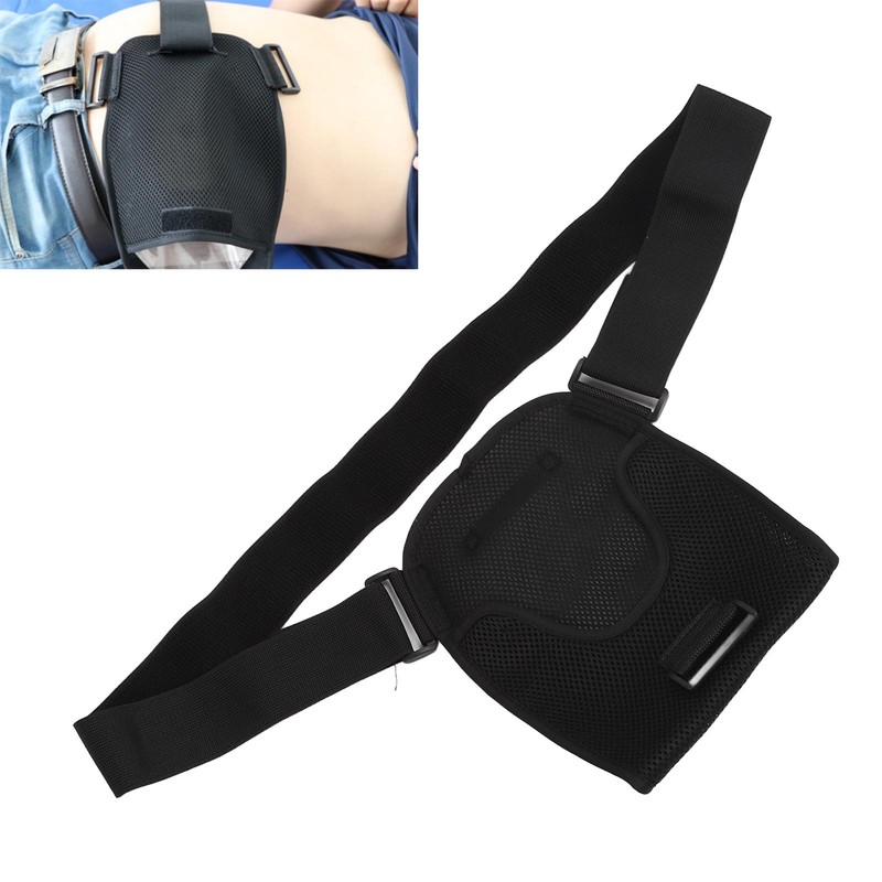 Ostomy Pouch Cover Belt Stretchy Adjustable Opening Fixation Waterproof Elastic