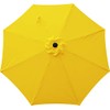 Bond Manufacturing 59630 9ft Aluminum Market Patio Umbrella, Sunflower Yellow