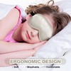 8 Pcs Silk Sleep Mask Soft Plush Eye Cover for