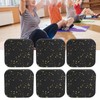 6PCS Rubber Treadmill Mat Sound Insulation Cushion Exercise Equipment Mat