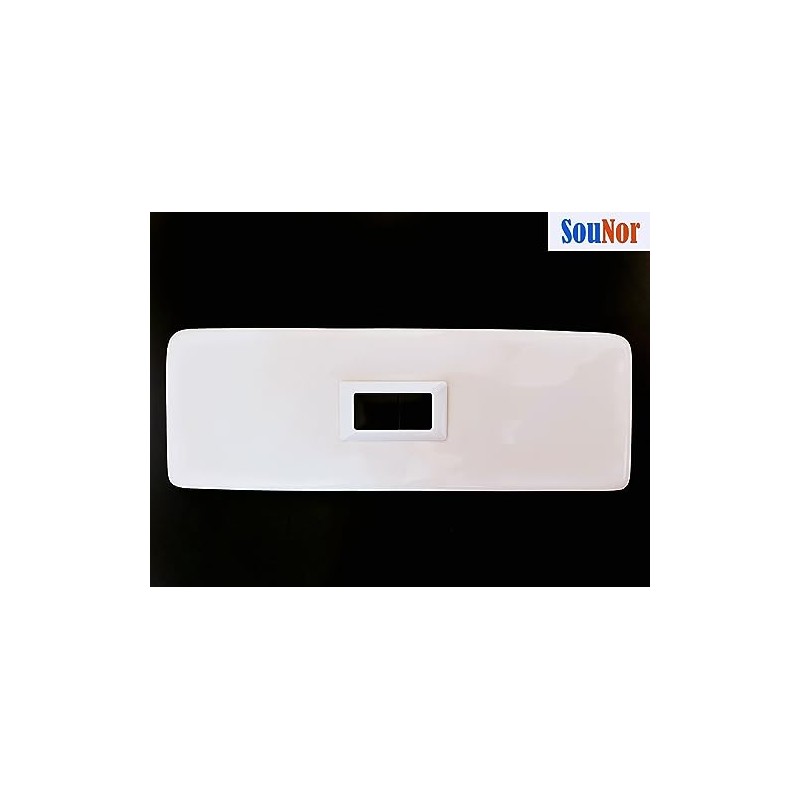 SouNor BT002BW Toilet rectangularFlush Button Replacement Tank Push Top Handle
