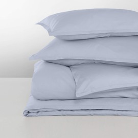 Gryphon Home Easy Living Duvet Cover Set, King, Sky Blue