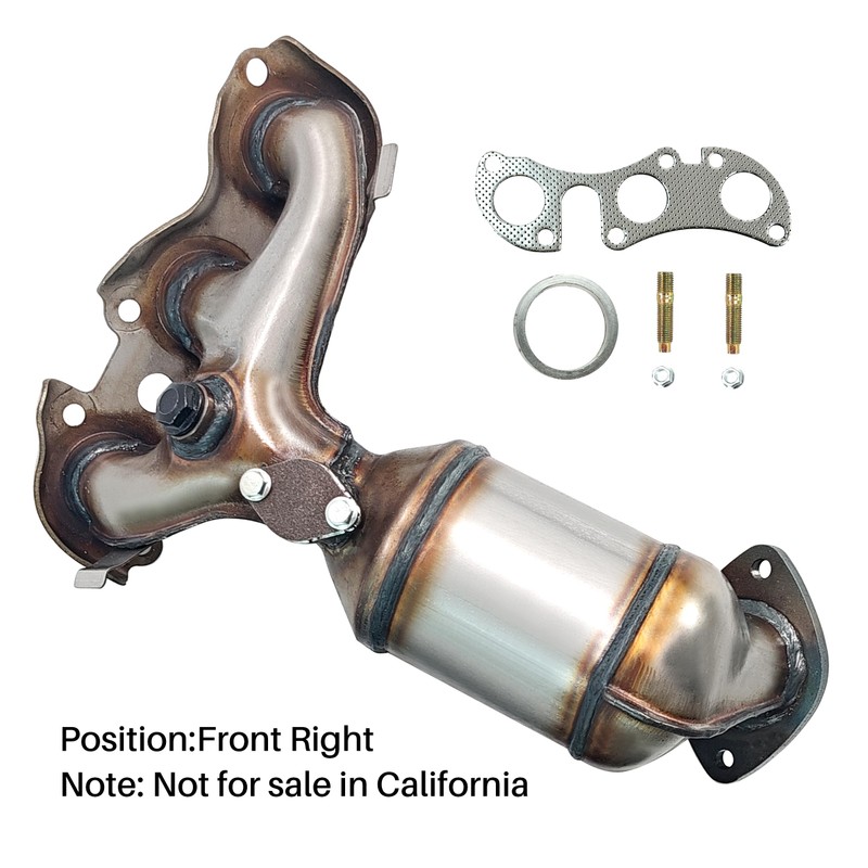 [Front Right]FortunaFlow Catalytic Converter Compatible with Lexus ES300 2002 2003