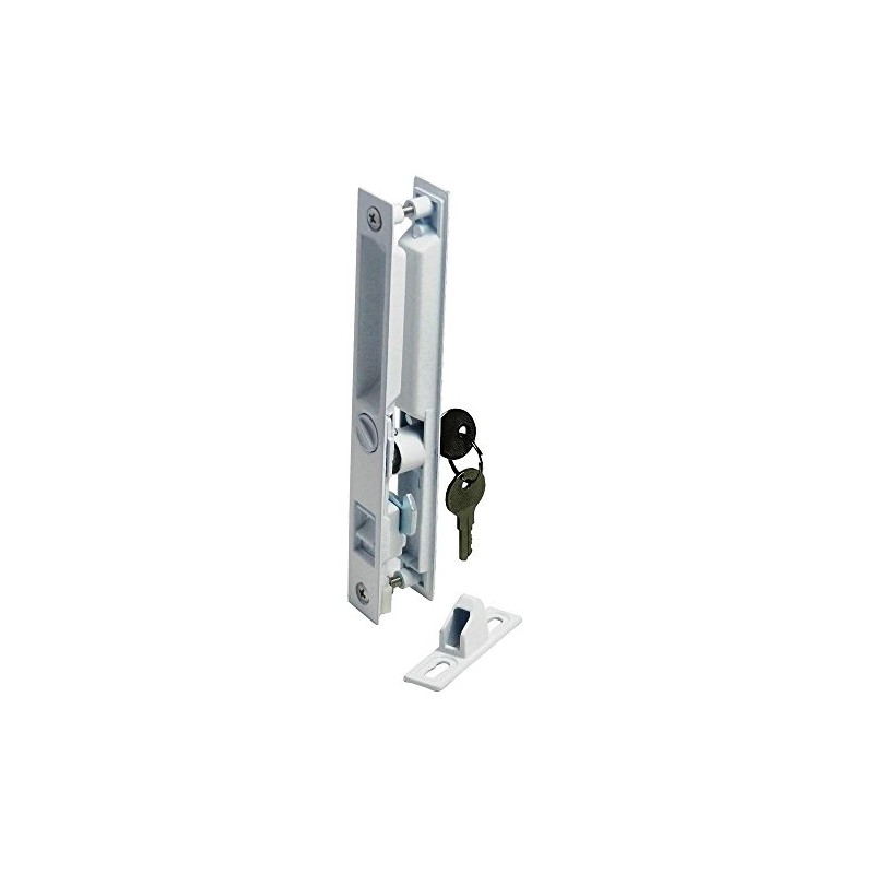 PATIO DR LOCK W/KEY WHT