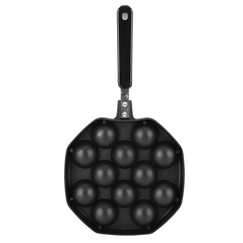 Takoyaki Pan 12 Molds Takoyaki Maker Skillet Aluminum Alloy Nonstick