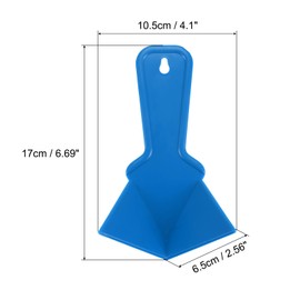 uxcell 20pcs Inside Corner Trowel 4 Inch Drywall Corner Tool Plastic Corner Knife for Spackling Wallpaper, Blue