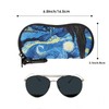 MoKo Sunglasses Soft Case, [Ultra Lightweight] Neoprene Zippered Eyeglass Storage