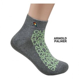 Kkuldang Lettering Men's Ankle Socks with Logo Pattern 5 Pairs Mixed Colors 26cm