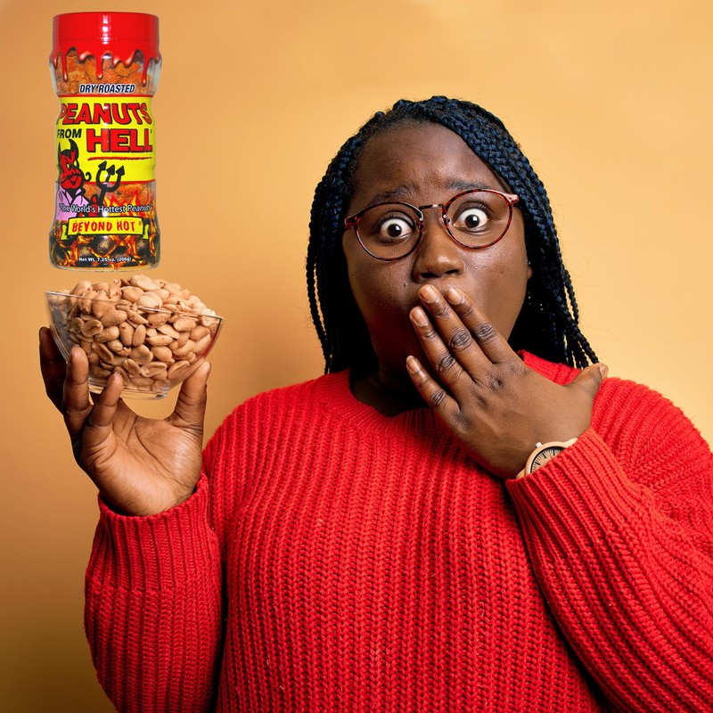 Peanuts from Hell - Ultimate Spicy Gourmet Gift Peanuts 7.25