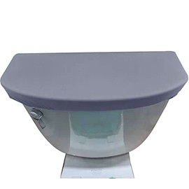 Madeals Velvet Toilet Tank Cover Soft and Absorbent, Comfortable Bathroom Toilet Tank Lid To Fit Different Sizes Of Toilet Tank Grey