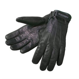 Victory Motorcycle OEM Women's Black Classic Riding Gloves, Large Lg 286766006