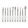 Fantasy Nails Set 10 Pz Puntas Para Drill/pulidora, Manicure Ruso,