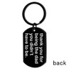 Stepdad Gifts from Stepdaughter Stepson Stepdad Keyring for Stepfather Fathers