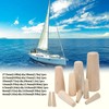 Pack of 10 Boat Soft Wooden Plugs, Marine Conical Through