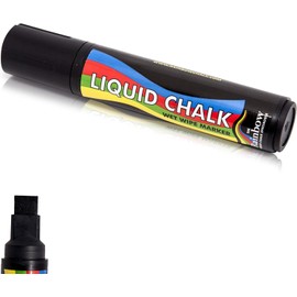 Liquid Chalk Marker Pen Large Black - 15mm Nib