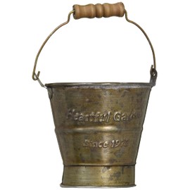 GREENHOUSE Antique Tin Pot 2363-C