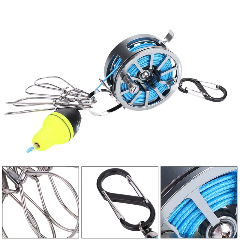 Fish Lock Buckles 6m 5 Locks Chain Stringer with Float