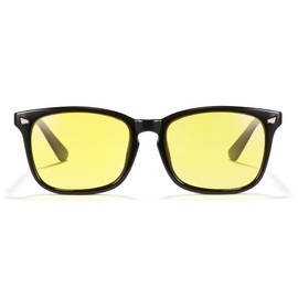 Cyxus Blue Light Glasses for Men Women Yellow Lens Computer Glasses Reduce Eye Strain UV Blocking 8082Y01