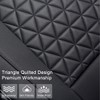 Black Panther Luxury PU Leather Rear Car Seat Cover Adjustable